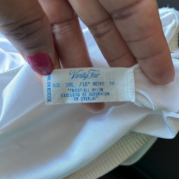 Vanity Fair | Vintage White Half Slip 18 Inches Size Small - Picture 7 of 8